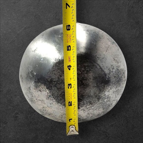 Vintage Pewter Bud Vase 11" Tall Modern Genie Form Heavy Sculptural Décor - Picture 8 of 9